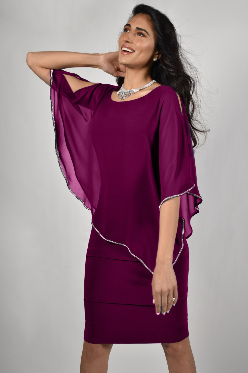 Lyman Dress 219022-SANG Sangria 10
