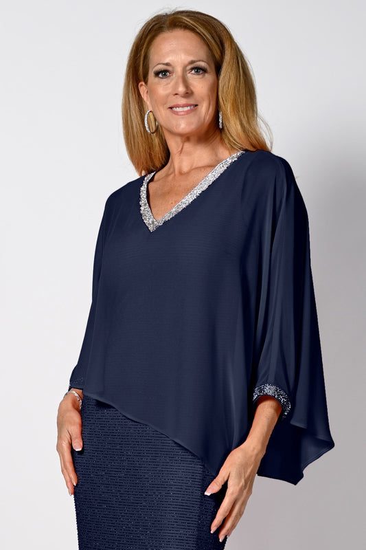 Lyman Kleid 238341-MID Mitternacht