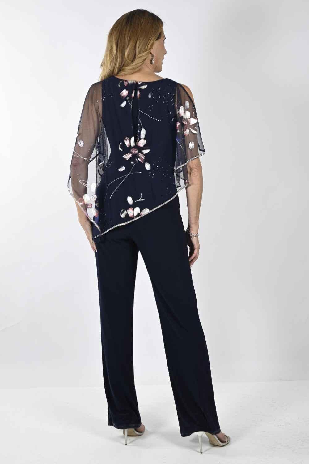 Lyman Jumpsuit 239012 Midnight/Coral Knit