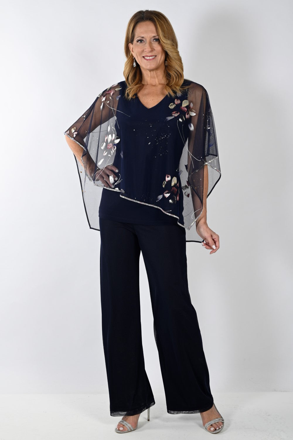 Lyman Top 239315 Midnight Blue/Coral