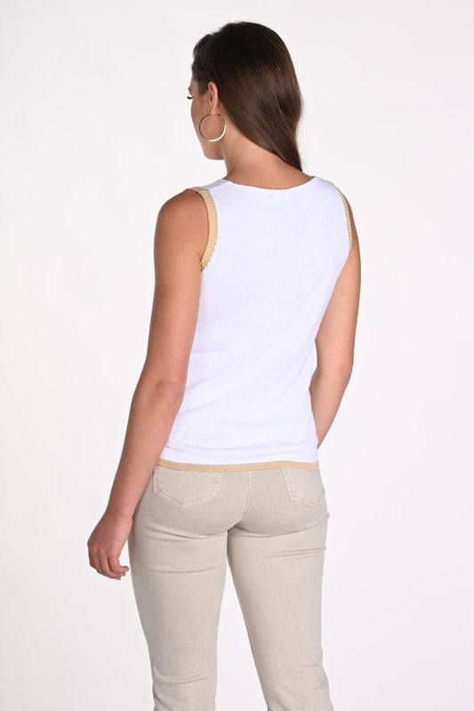 Frank Lyman Camisol 241321u Weiß/Beige