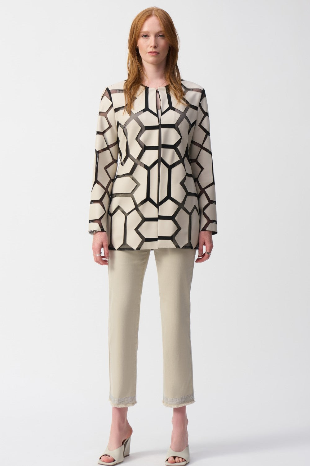 Joseph Ribkoff Jacke 241905S25-MB Mondstein/Schwarz