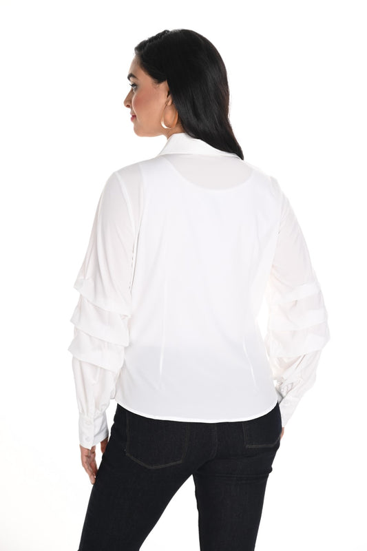 Frank Lyman Bluse 244608u aggerweiß