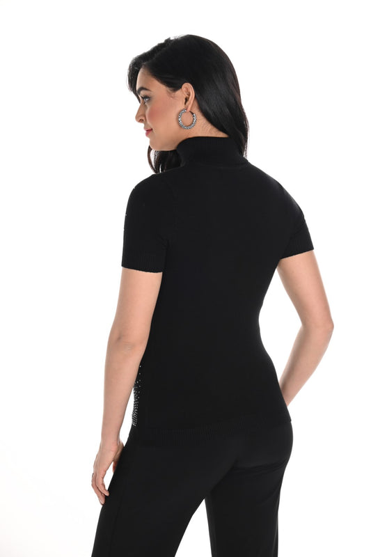 Frank Lyman Top 244635U Schwarz/Silber