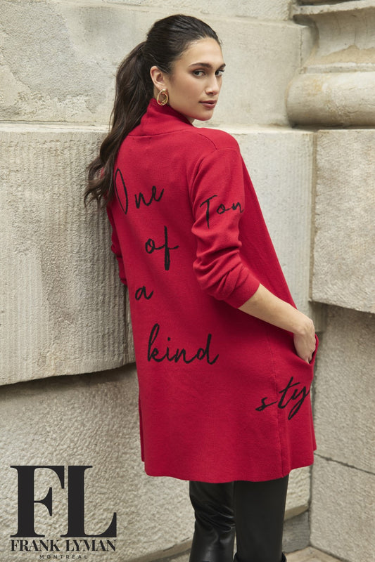 Frank Lyman Cardigan 244697u Rot/Schwarz