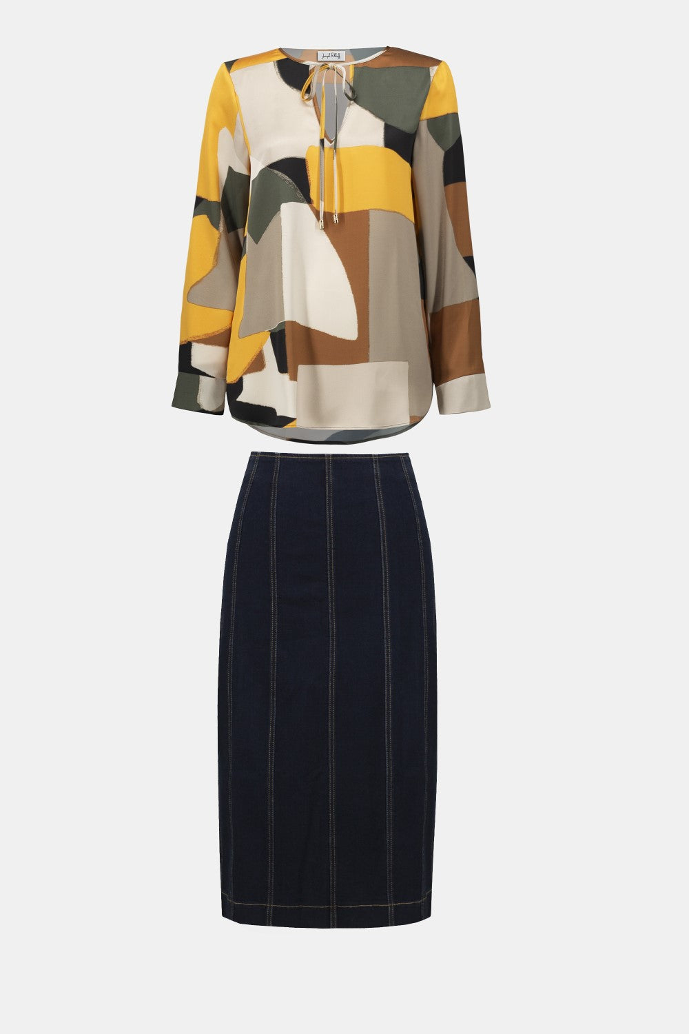 Joseph Ribkoff Tunic 253011 Black/Multi