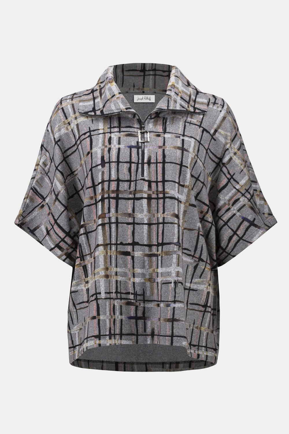 Joseph Ribkoff Sweater 253058 Grey/Multi