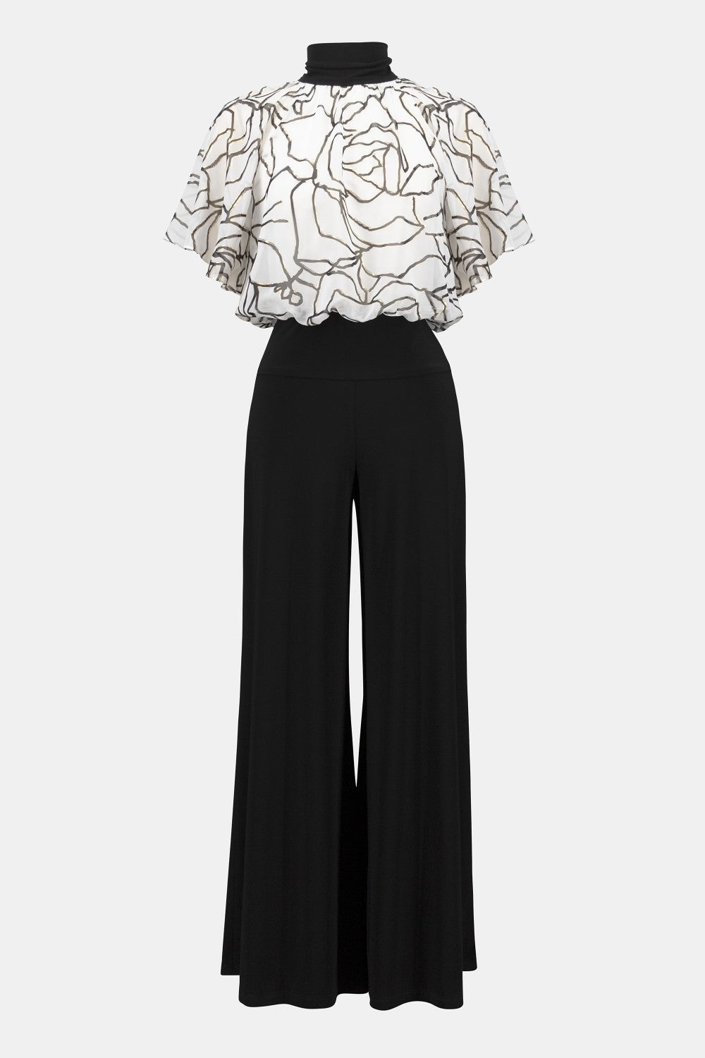 Joseph Ribkoff Jumpsuit 253733 Black/Vanilla