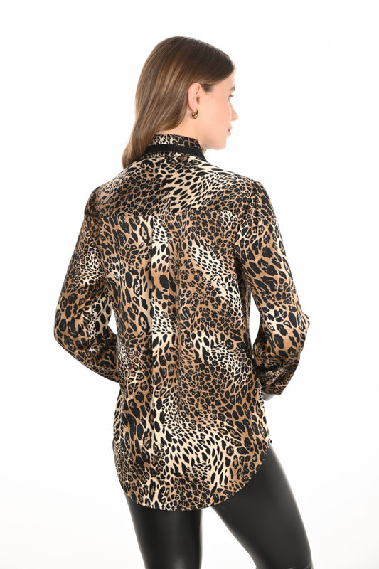 Frank Lyman Blouse 253782 Leopard