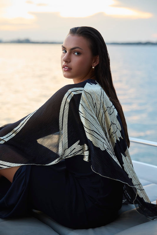 Frank Lyman Top 258225 Marine/Gold