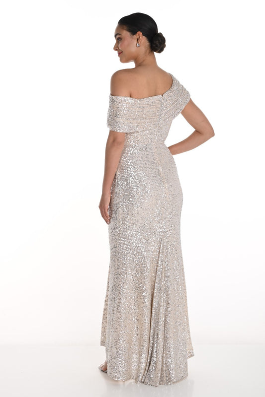 Frank Lyman Dress 258739U Champagne
