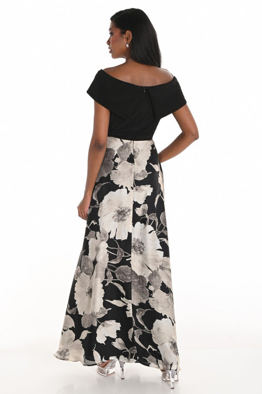 Lyman Kleid 259344 Schwarz/Beige