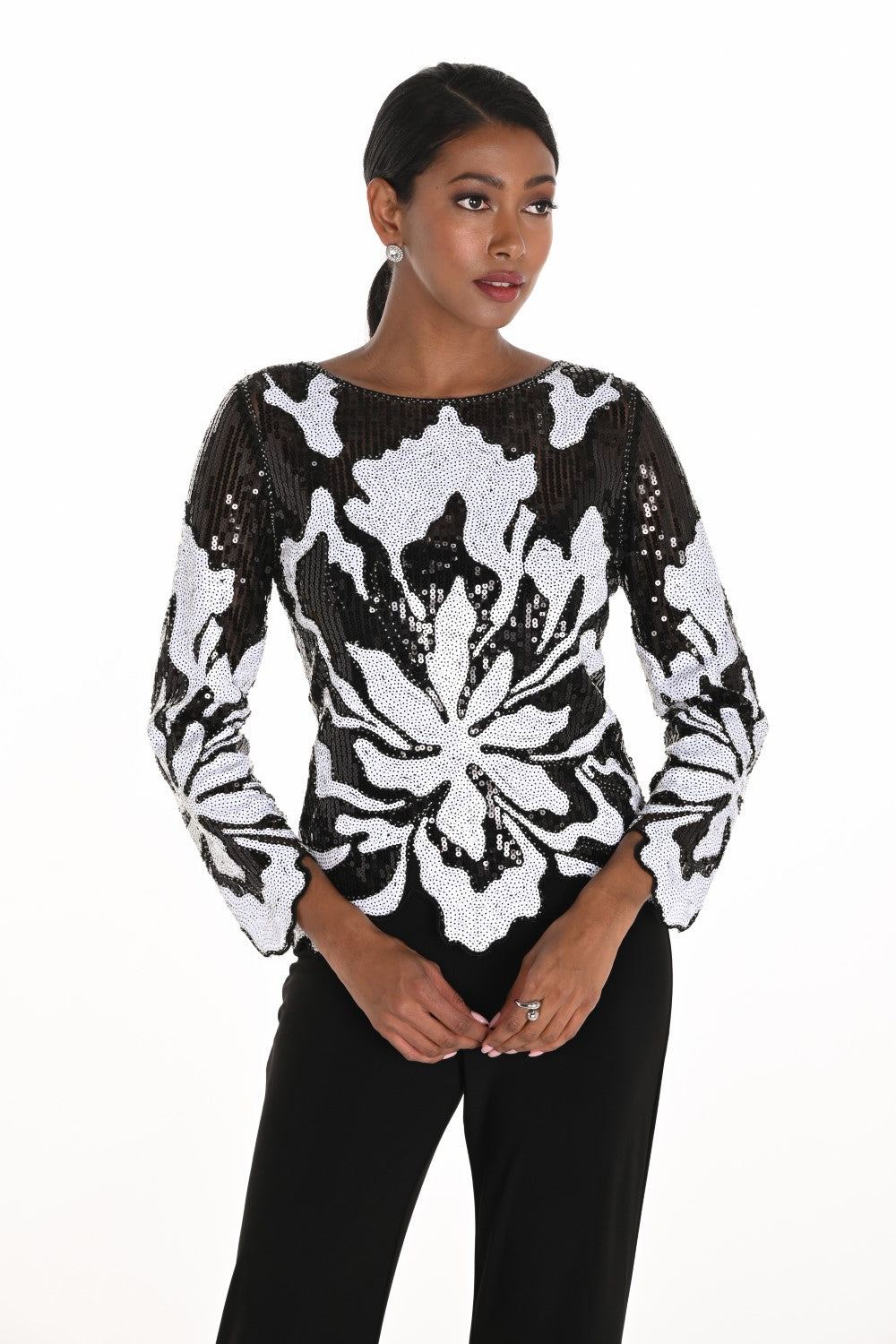 Lyman Top 259728 Black/White