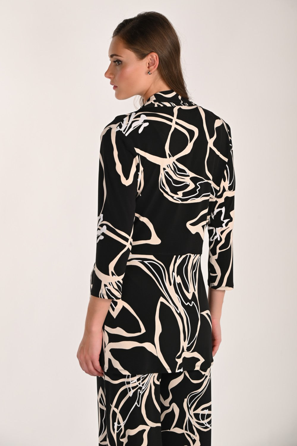 Frank Lyman Cardigan 261226 Black/Beige