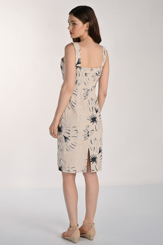 Robe Frank Lyman 261246 Sable/Marine