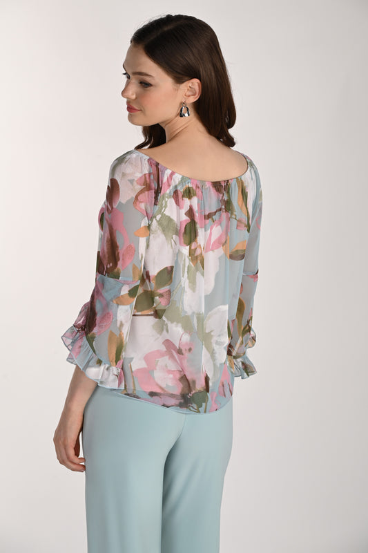 Frank Lyman Top 261361 Seafoam/Pink