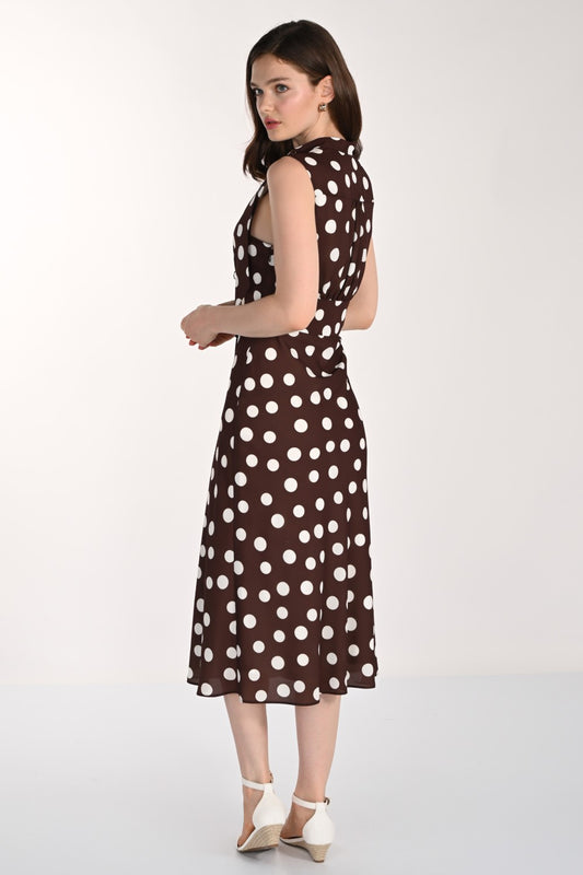 Robe Frank Lyman 261380 Coco/Blanc cassé