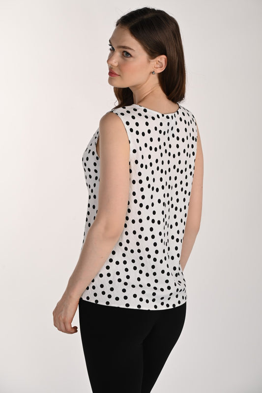 Haut Frank Lyman 261409 Blanc cassé/Noir