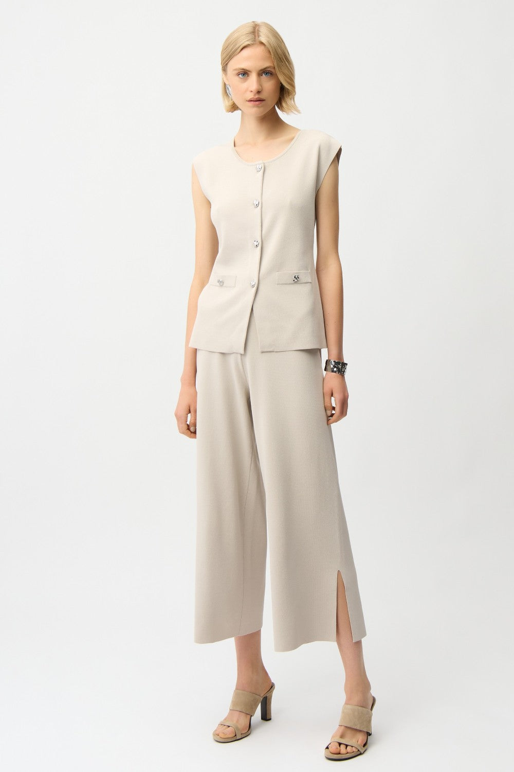 Joseph Ribkoff Vest 261938 Moonstone