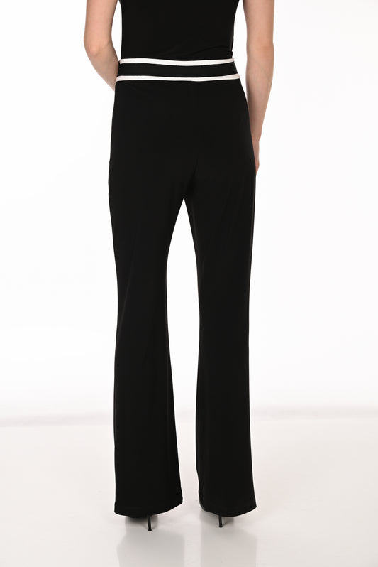 Frank Lyman Pant 263009 Black/Ivory
