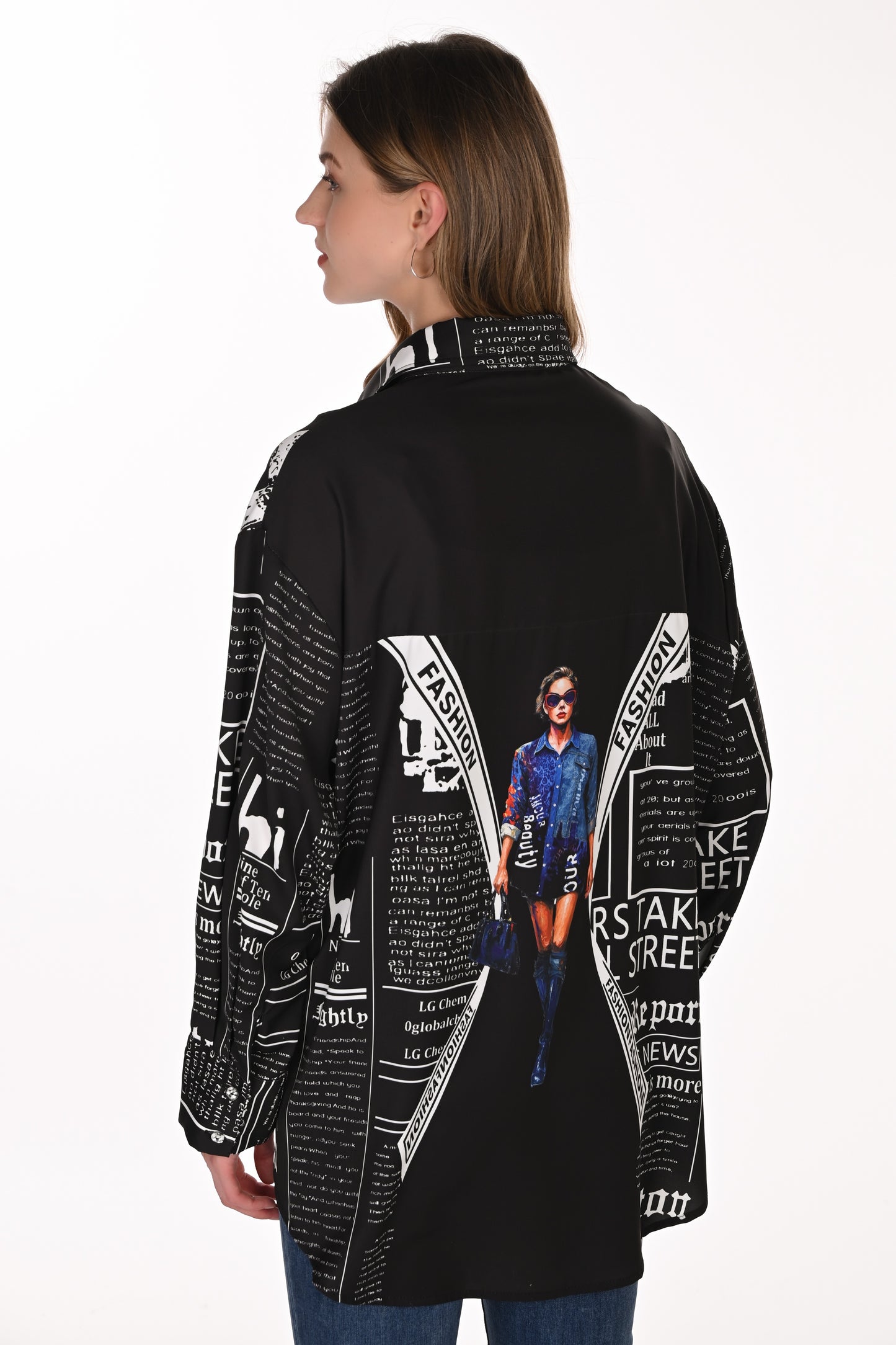 Frank Lyman Blouse 263726 Black/Multi