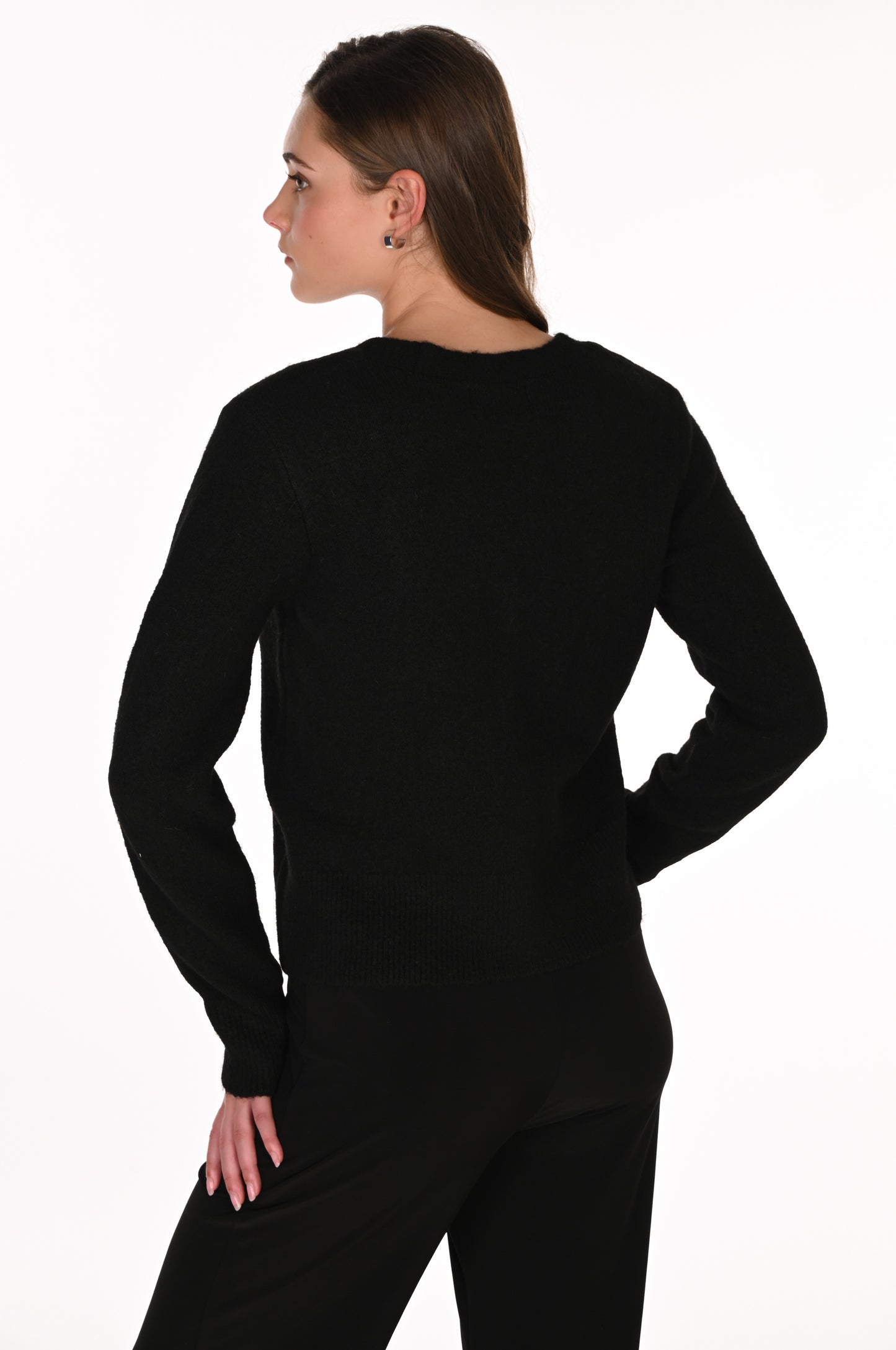 Frank Lyman Cardigan 263728 Black/Ivory