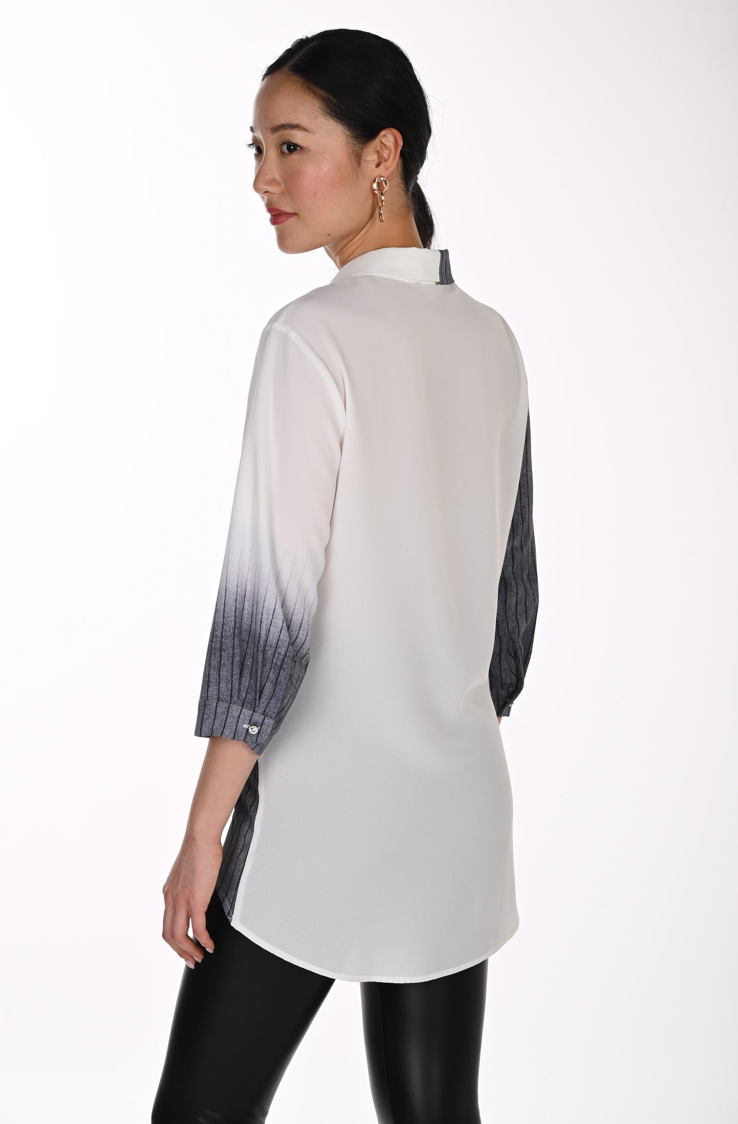 Frank Lyman Blouse 264825 Grey/Off-White