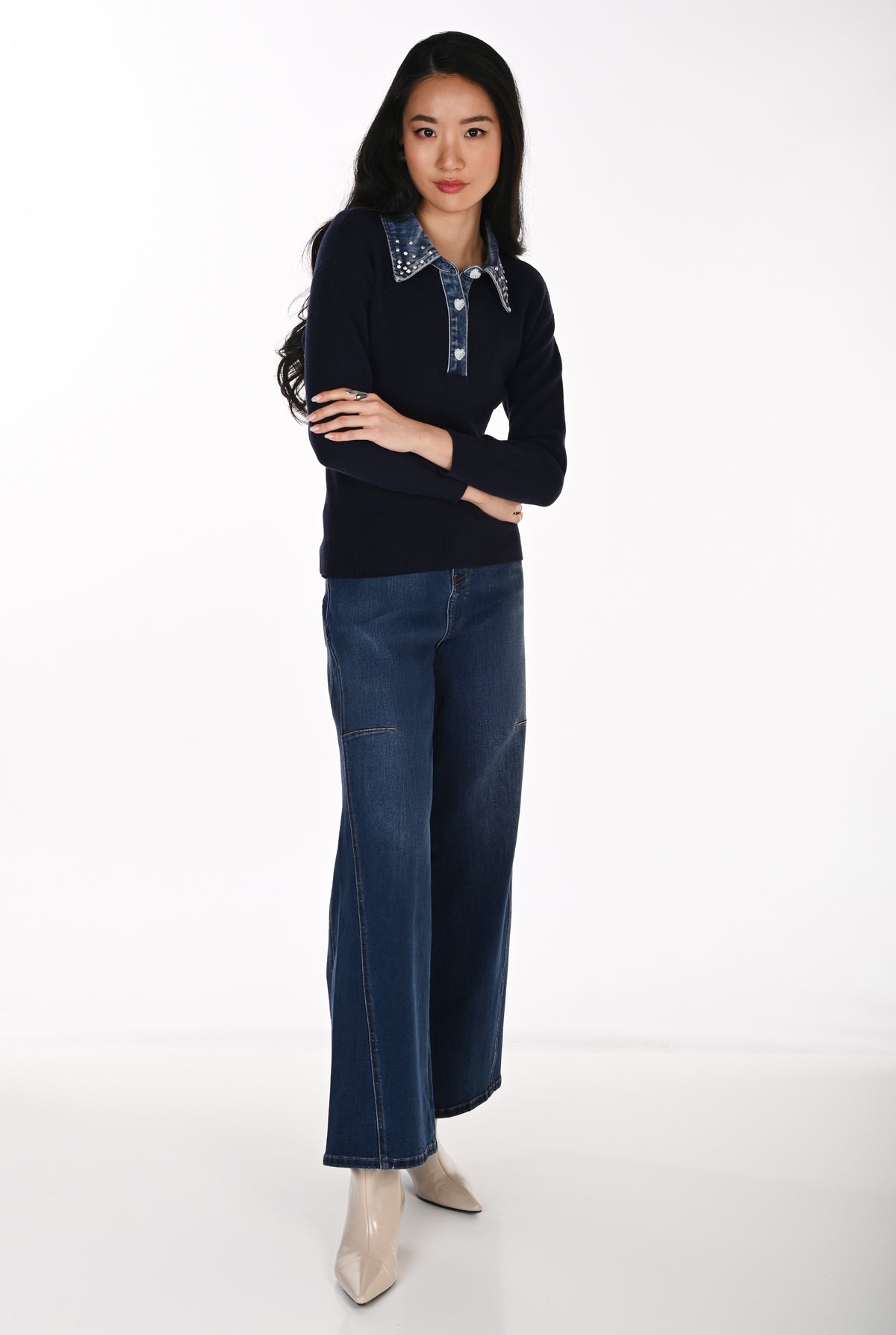 Frank Lyman Sweater 264851 Navy