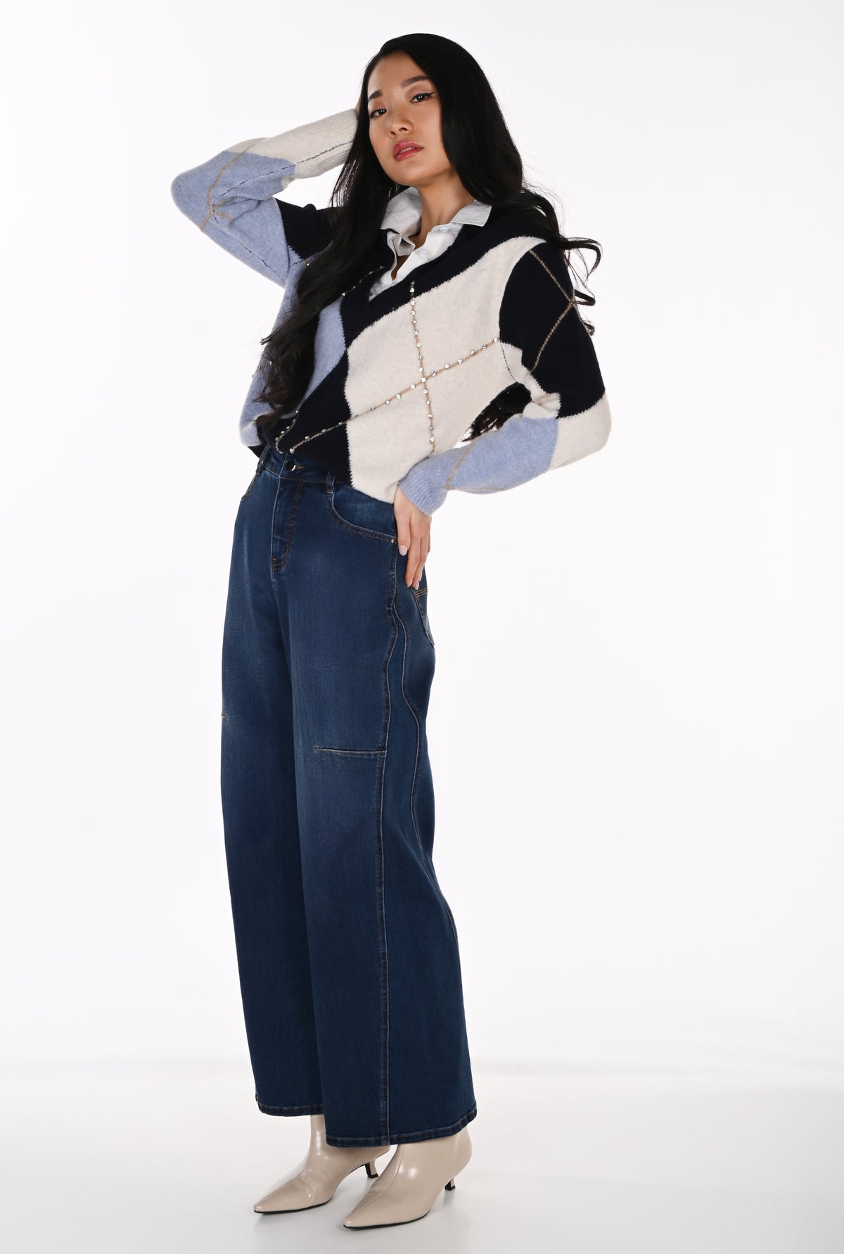 Frank Lyman Top 264853 Navy/Blue