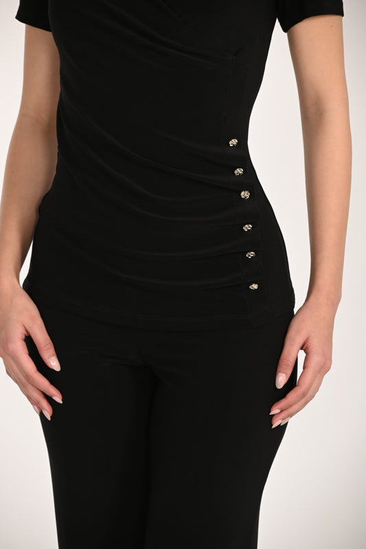 Frank Lyman Top 266019-BLK Black