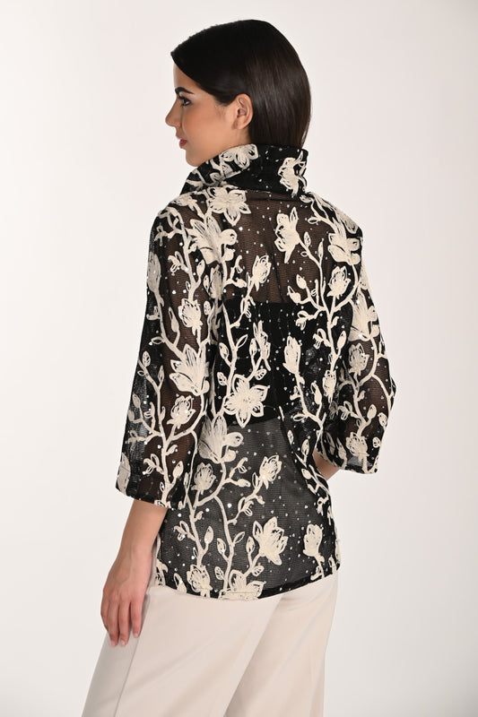 Frank Lyman Jacket 266205 Black/Almond