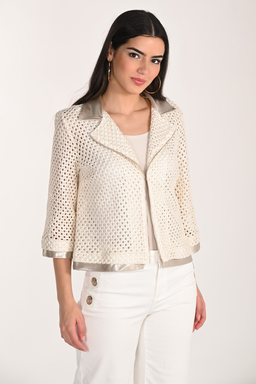 Frank Lyman Jacket 266282 Beige/Gold
