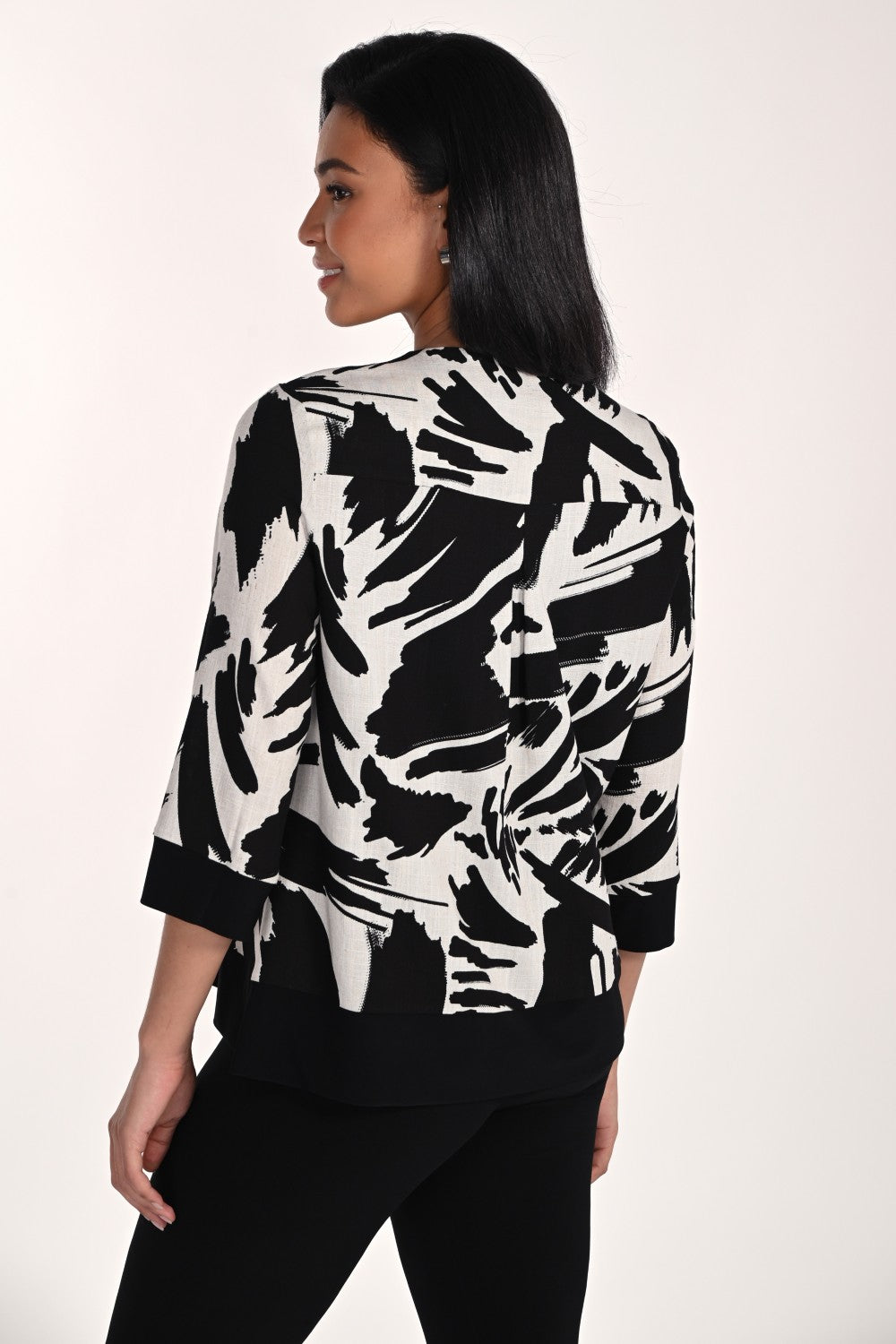 Frank Lyman Jacket 266309 Black/Natural