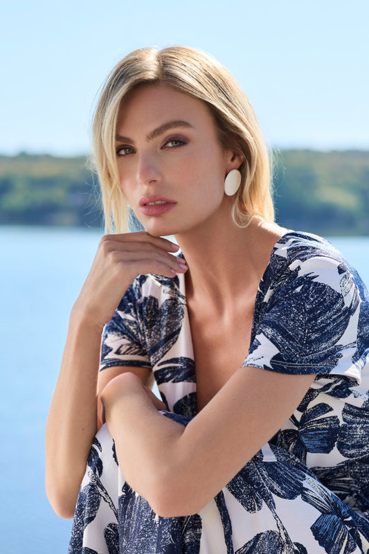 Frank Lyman Dress 266343 Midnight/Off White