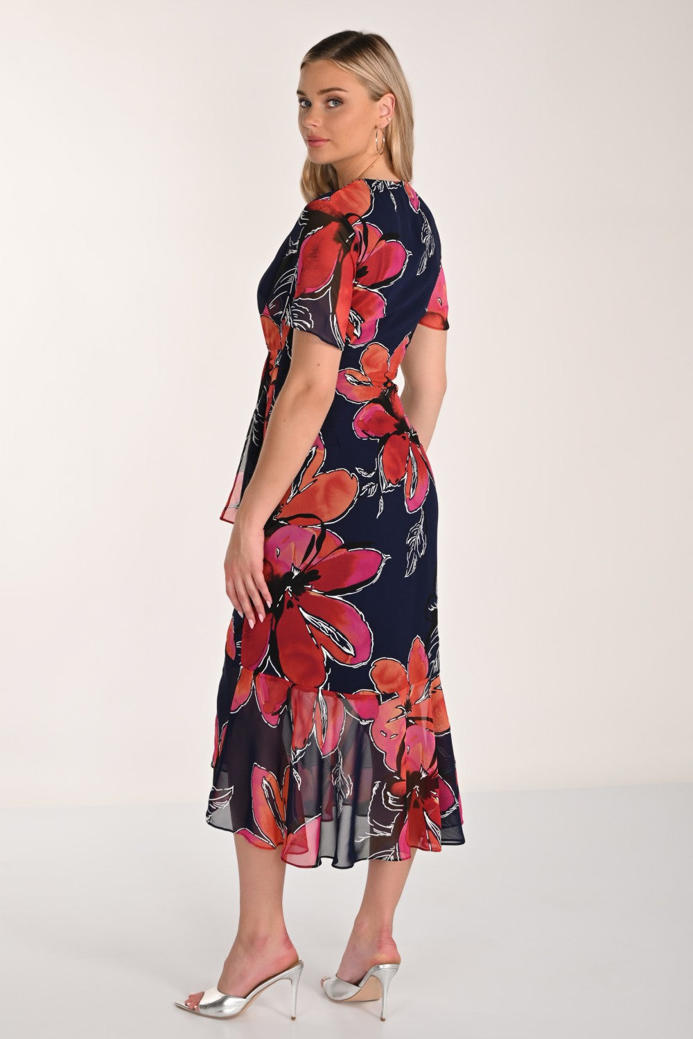 Frank Lyman Kleid 266440 Indigo/Magenta