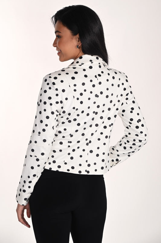 Frank Lyman Jacket 266511 Off White/Black