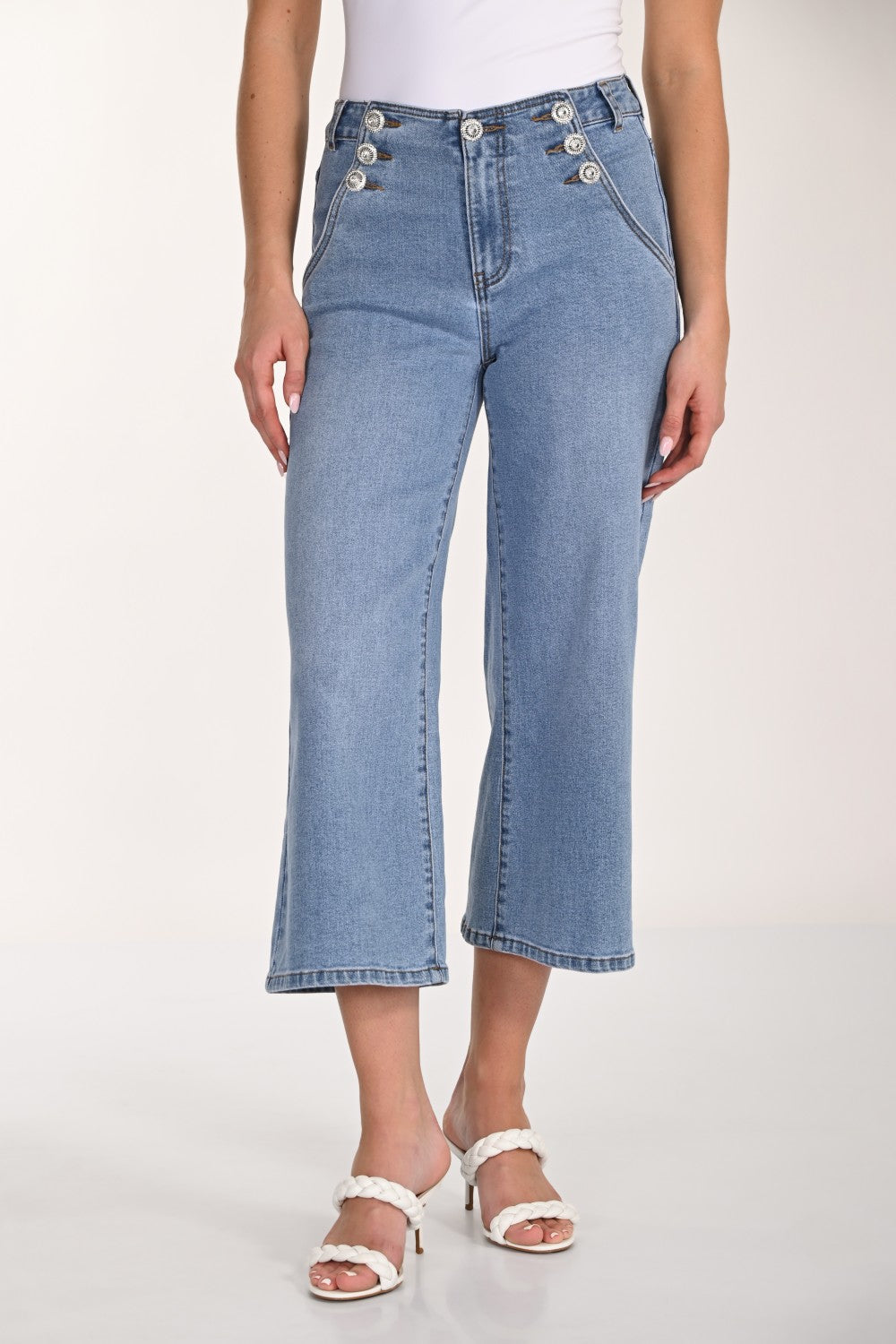 Frank Lyman Denim Pant 266523 Blue