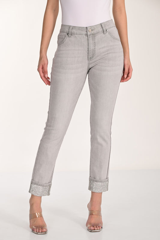Frank Lyman Denim Pant 266594 Grey
