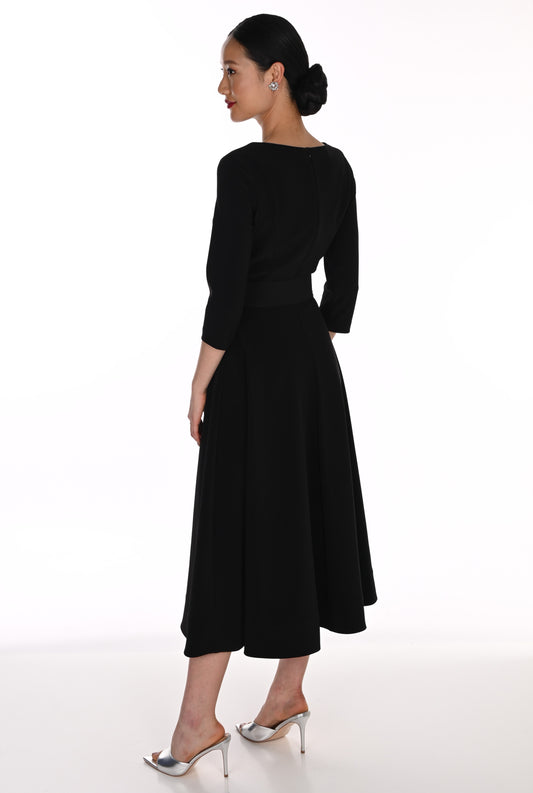 Lyman Women’s Knit Evening Dress 269009 – Black