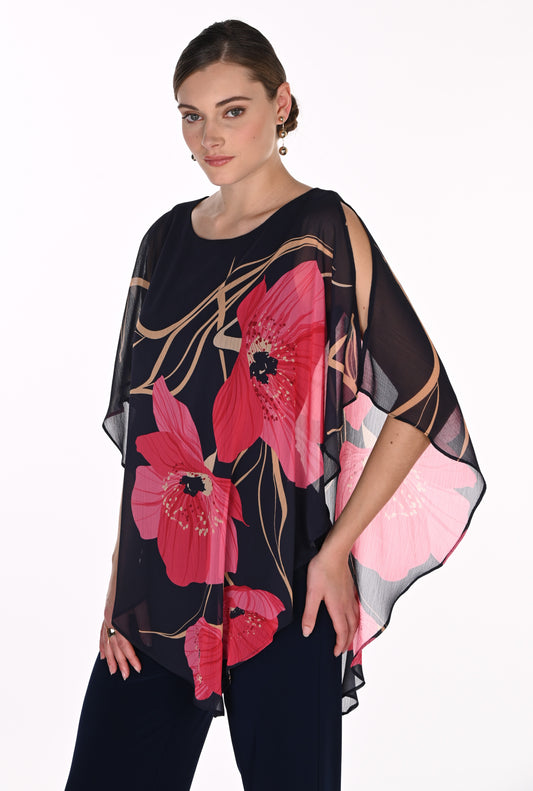 Lyman Top 269130 Midnight/Pink