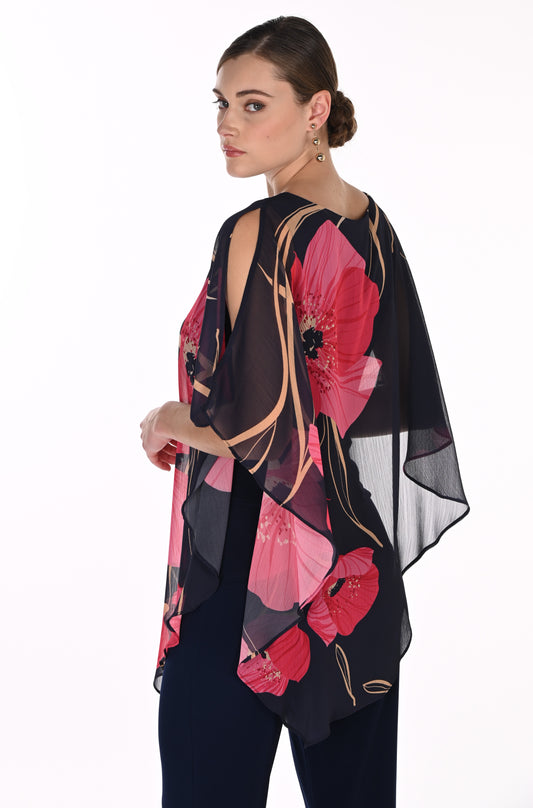 Lyman Top 269130 Midnight/Pink