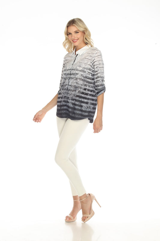 New Label Top 88807 Schwarz/Weiß