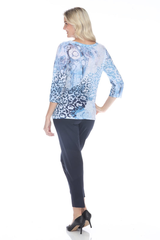 New Label Top 88981 azul