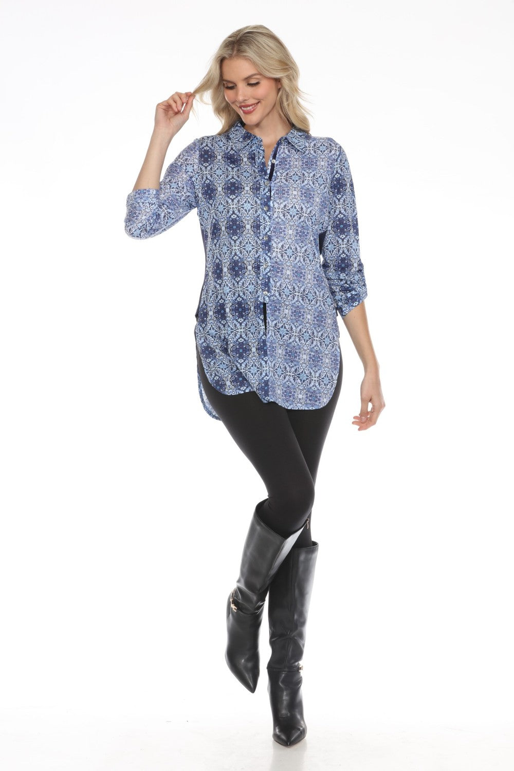 New Label Top 89037-AS Blue