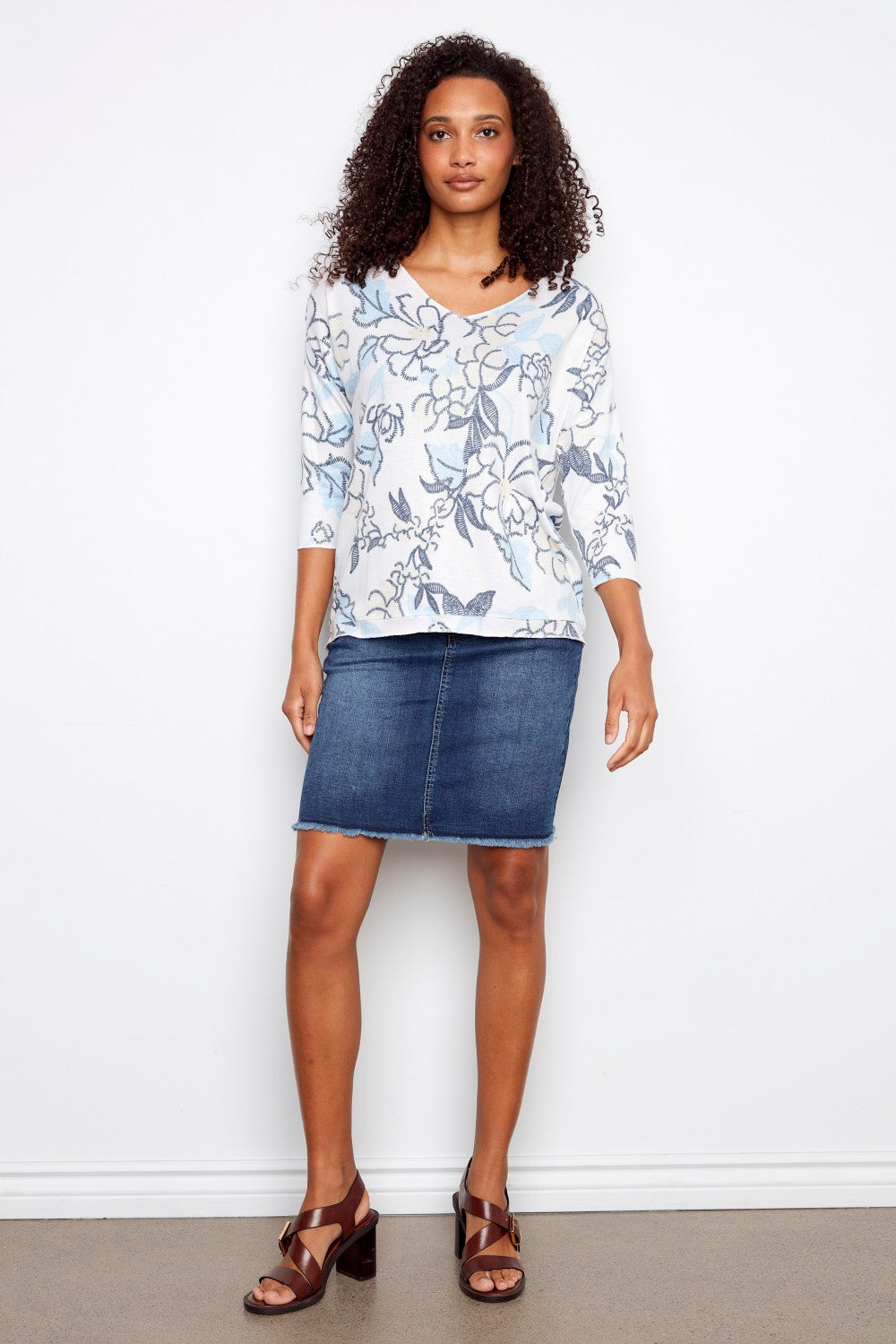 Charlie B Top C1264DPK-006B-P391 Windflower