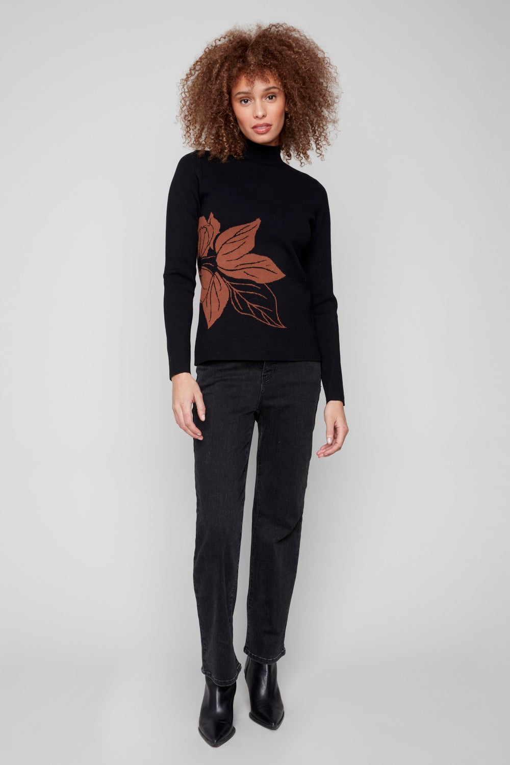 Charlie B Revisable Sweater C2681PR 965B-P903 Cacao