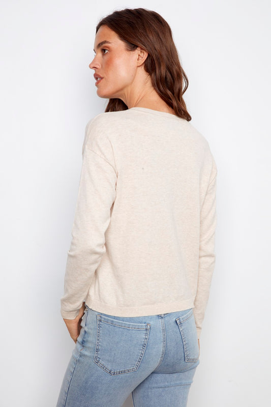 Charlie B Sweater C2802R-261B-P868 Wildblumen