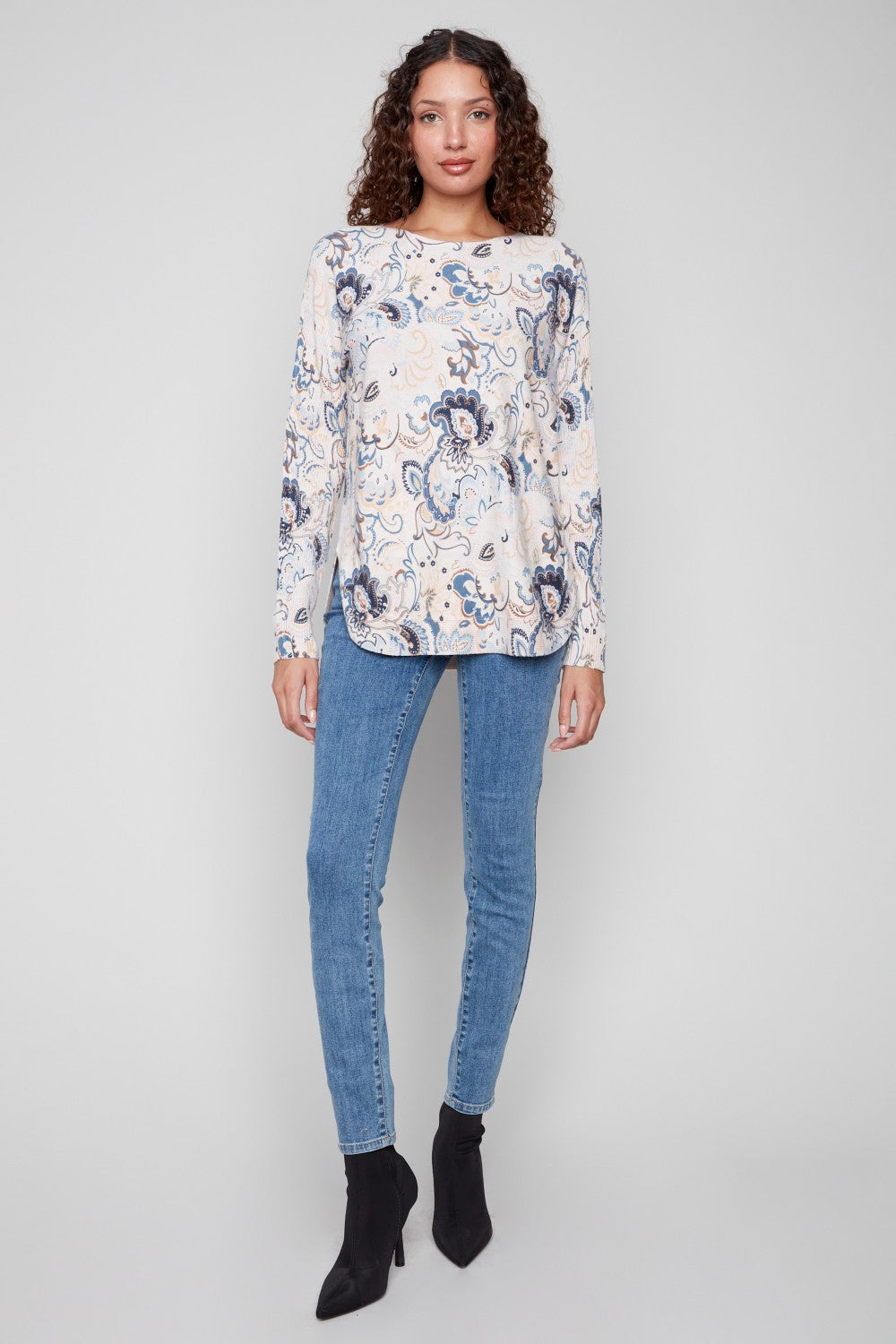 Charlie B Sweater C2818P-464A-P060 Blush