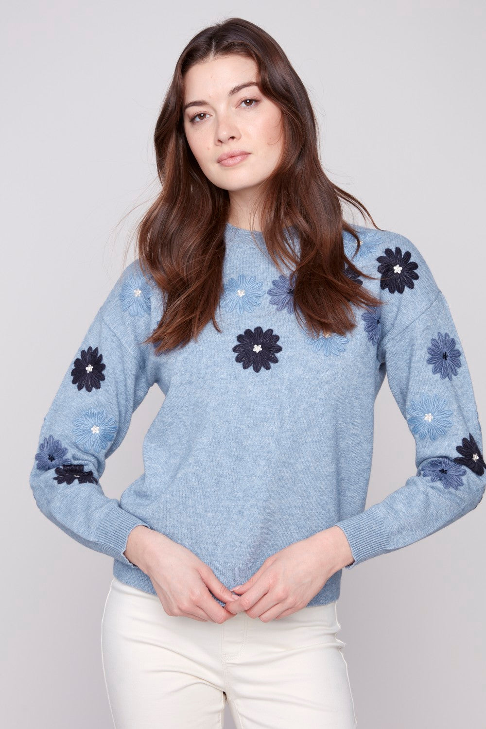 Charlie B Sweater C2891-974A-011 H-Denim
