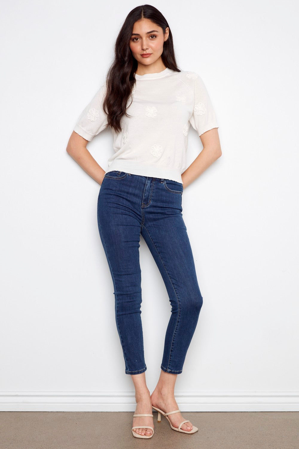 Charlie B Top C2969-626B-002 White